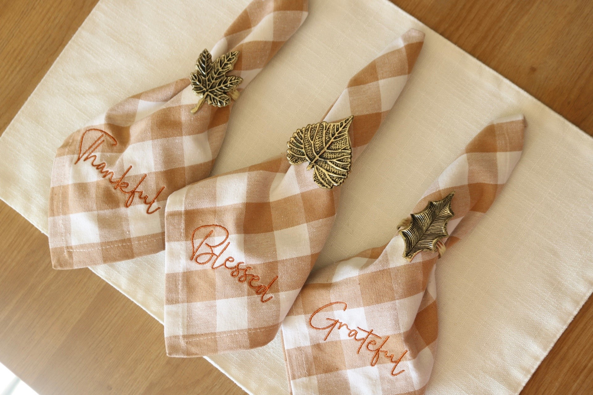 Perfect fall or thanksgiving napkins! 

#LTKSeasonal #LTKHome #LTKParties