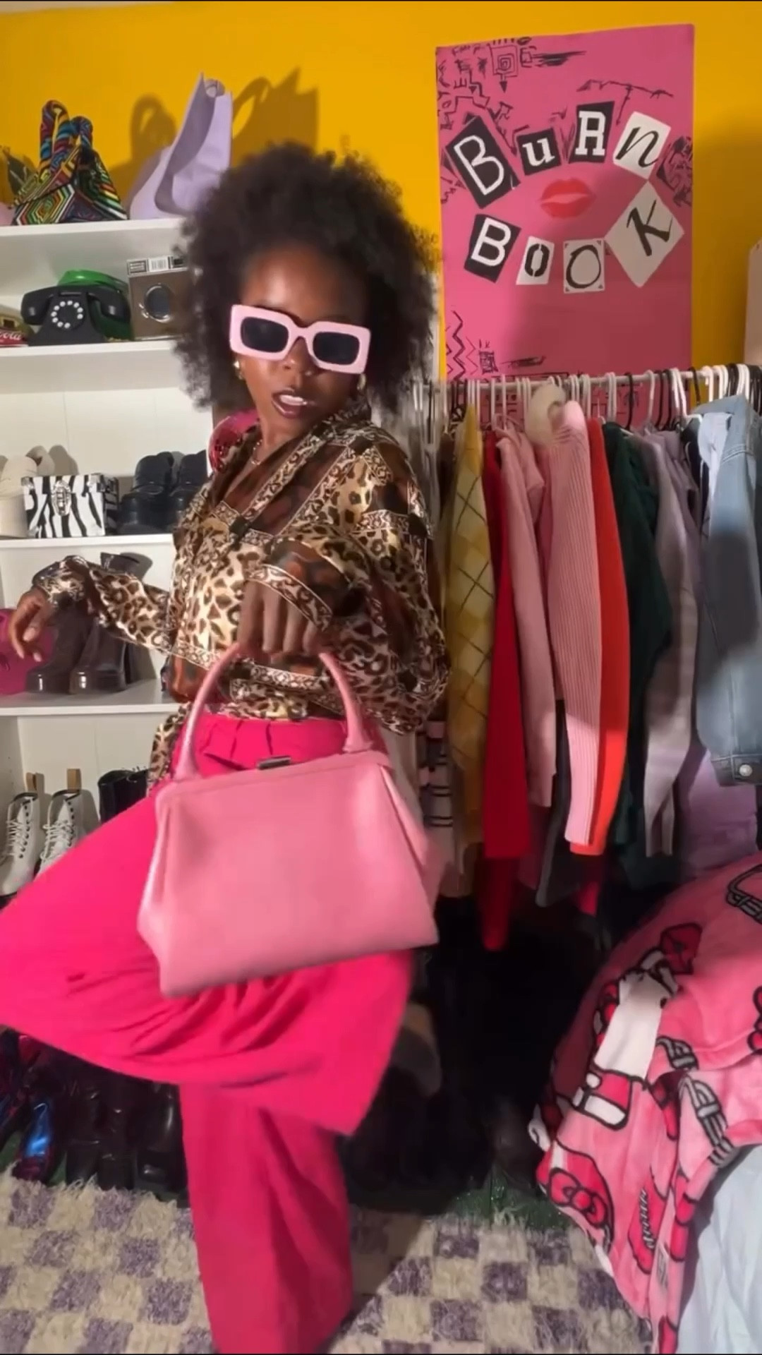 Pink is for Wednesday! 

Styling fall fashion with bold colors 💕🫶🏾✨ 

Leopard top : @valueworldthrift 
Pink pants: @forever21 
Black boots: @hm 
Pink purse: @valueworldthrift 
•
•
•
•
•
•
•
•
•

#ootd #ootdreel #stylereels #stylediary #fallfashion #fallfashion2025 #pants #blouses #blackboots #pink

How to style fall fashion, how to style pink pants, street wear style for girls, short girl fashion , how to style groovy fall looks