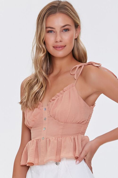 Ruffled Self-Tie Flounce Cami | Forever 21 (US)