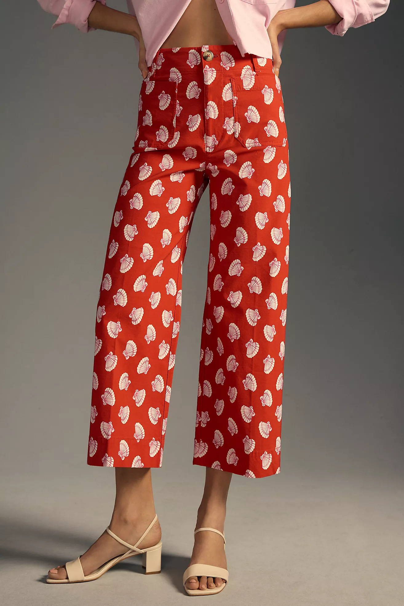 The Colette Cropped Wide-Leg Pants | Anthropologie (US)
