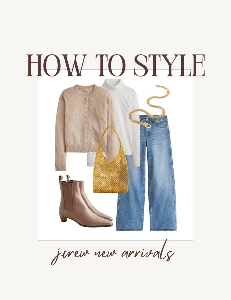 How to style a turtleneck and cardigan for the winter. I am loving these new arrivals from J. Crew  

#LTKootd #LTKSeasonal #LTKHoliday