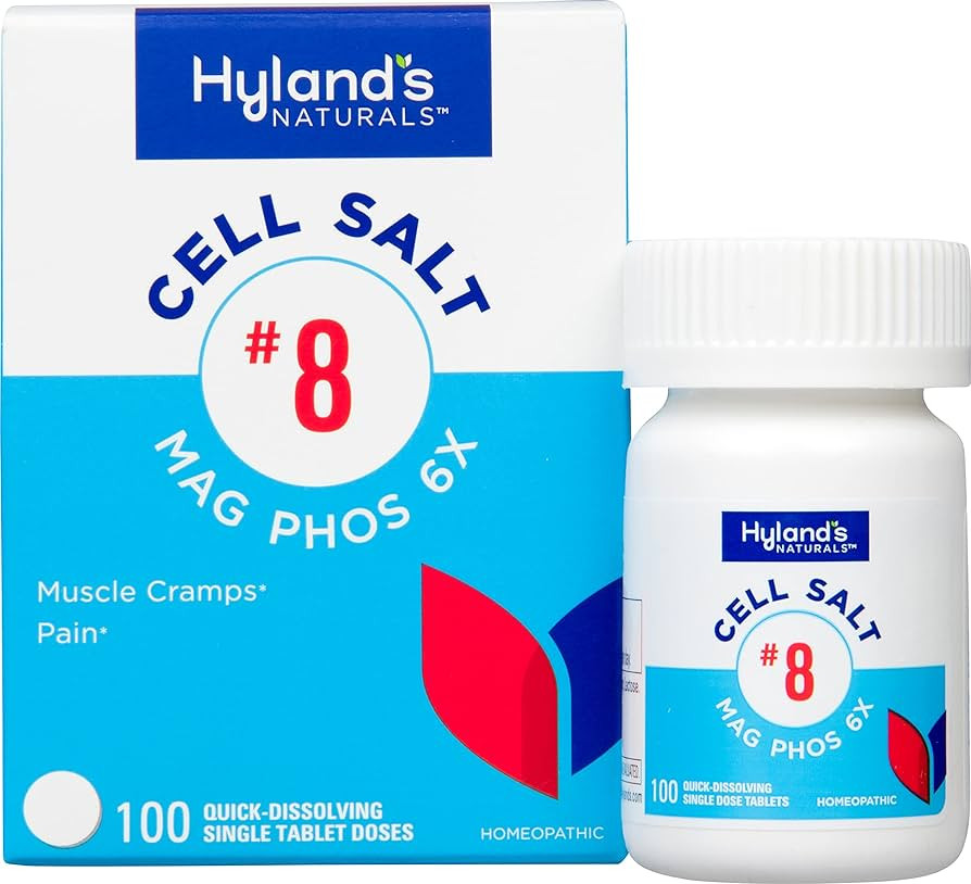Hyland's No. 8 Cell Salt Mag Phos 6X, PMS Relief, Natural Homeopathic Relief of Menstrual Pain an... | Amazon (US)