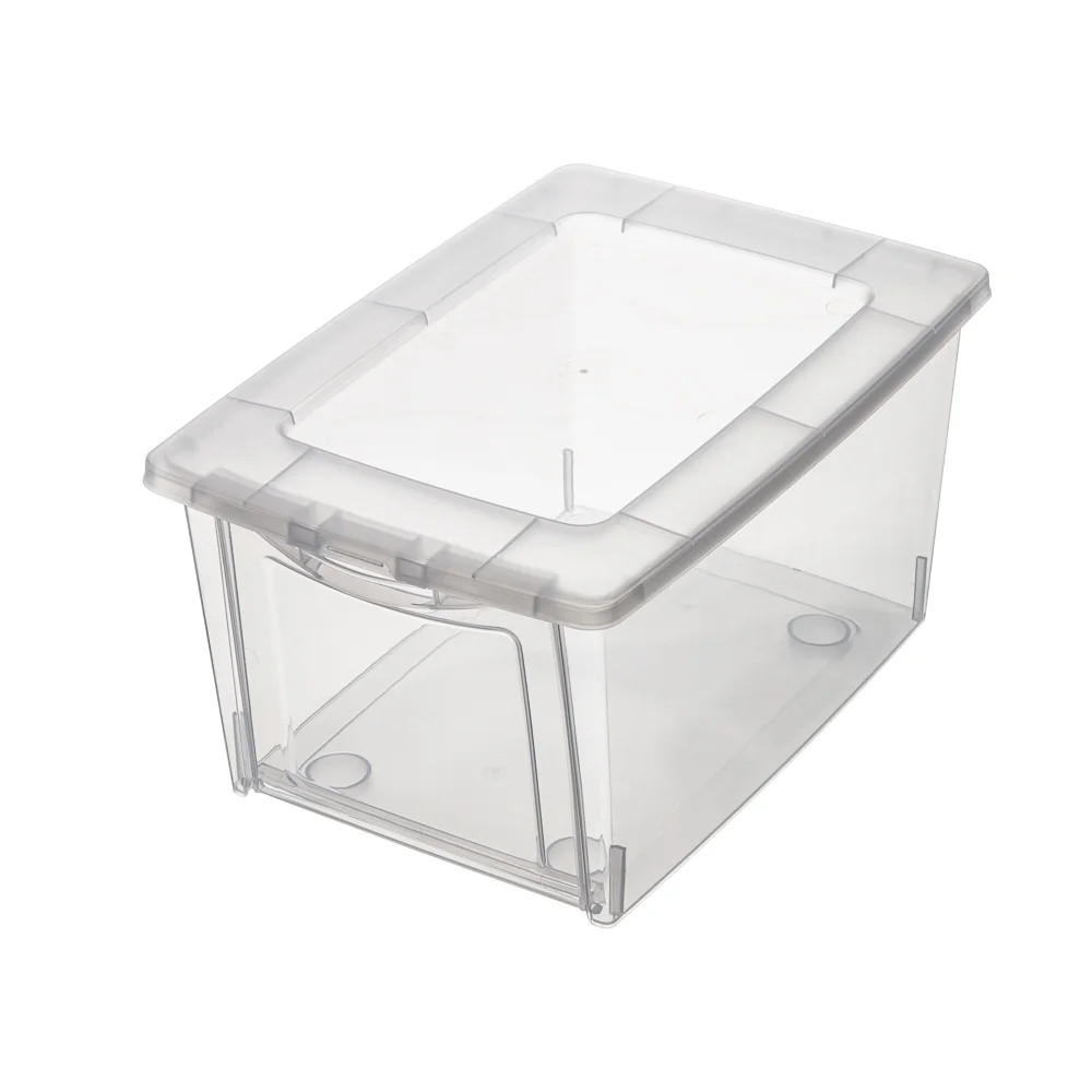 Mainstays Drop Front Shoe Box for 1of pair of shoes , Clear - Walmart.com | Walmart (US)