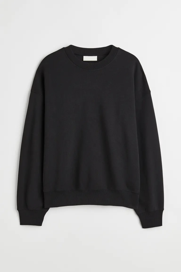 Oversized Fit Cotton Sweatshirt | H&M (US + CA)