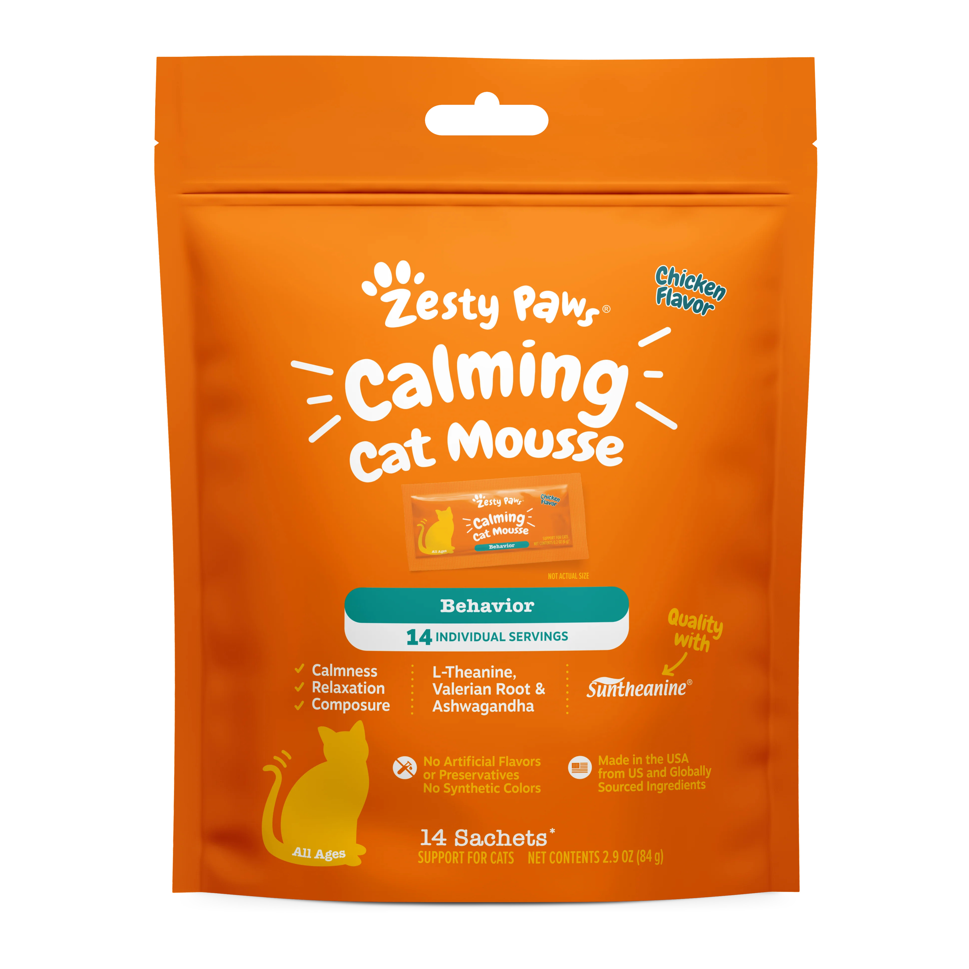 Calming Cat Mousse | Zesty Paws
