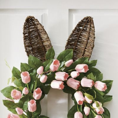 Bunny Ears Wreath Accessory | Grandin Road | Grandin Road