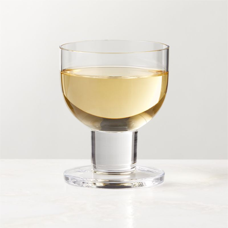 Aldo Short-Stem White Wine Glass by Gianfranco Frattini + Reviews | CB2 | CB2