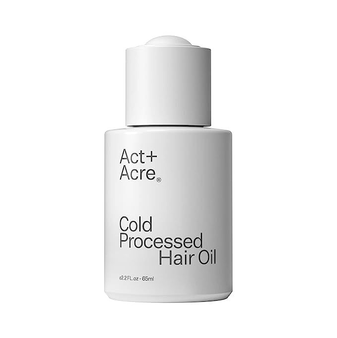 Act+Acre Cold Processed 5% Argan Repair Hair Oil - An Exlixir with Moisturizing Argan Oil and Mea... | Amazon (US)
