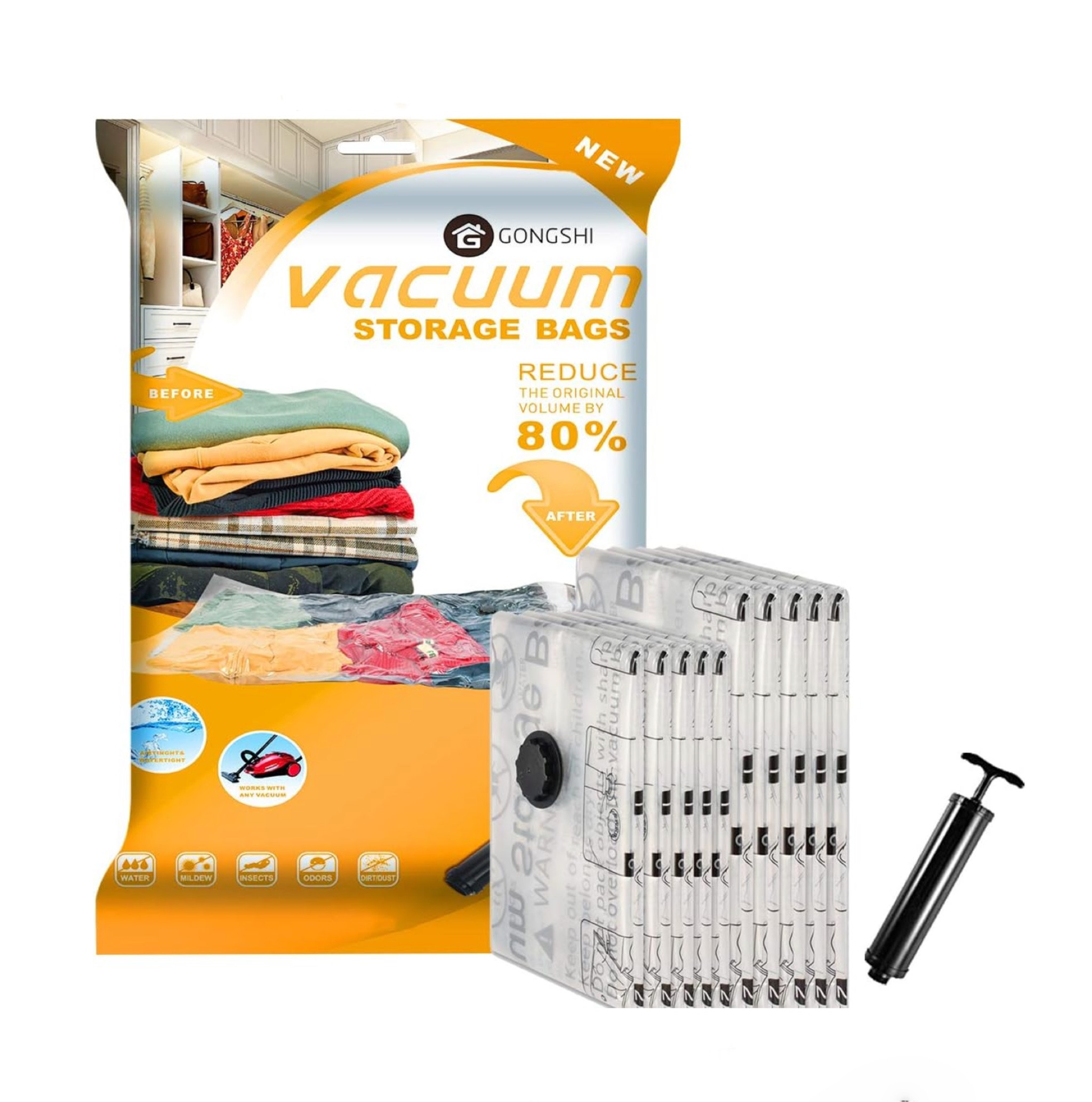 Sharing my little secret on how I’m able to travel for a week with bulky winter clothes and mosaic art materials while not checking my carry-on 20” suitcase. ✨ These vacuum bags have been an absolute game-changer! ✨ Don’t forget to take the hand pump on your trip. ✨ travel essentials - how to pack a suitcase - space saving suitcase - winter travel essentials - space saving storage - organizing essentials 

#LTKCyberWeek #LTKFindsUnder50 #LTKTravel