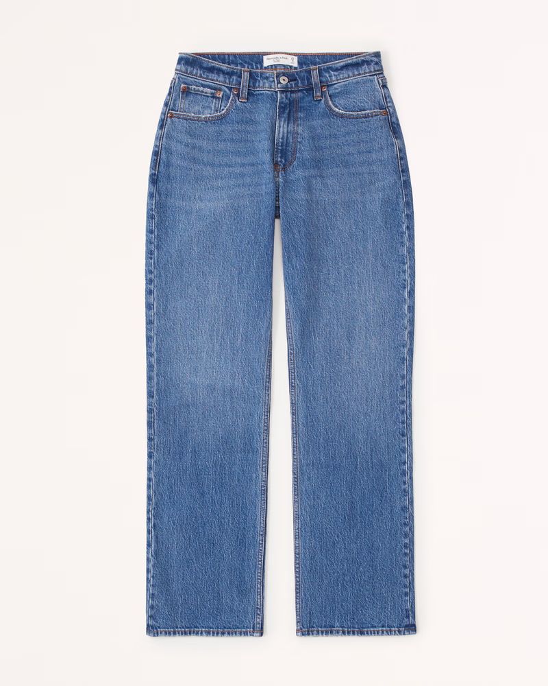 Curve Love Low Rise Baggy Jean | Abercrombie & Fitch (US)