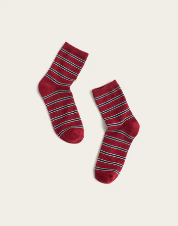 Mixed-Stripe Ankle Socks | Madewell