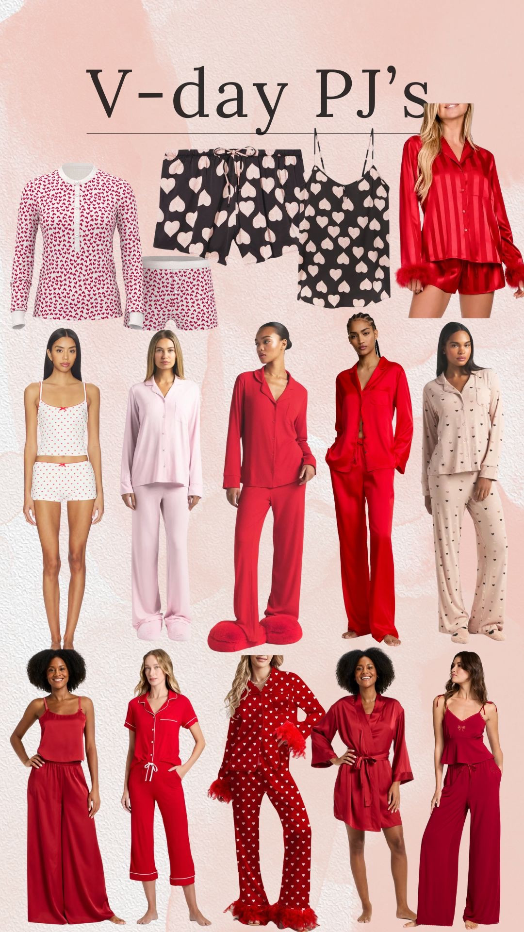 Valentine’s Day pajamas but make it cute enough to answer the door like you weren’t fully planning to stay in and eat chocolate 💌 Sharing the coziest and cutest sets.

#valentinesdaypajamas #cozystyle #valentinesdayoutfit #loungewearstyle #ltkfinds #pajamaset #comfystyle #valentinesvibes

#LTKmomlife #LTKValentine #LTKselfcare