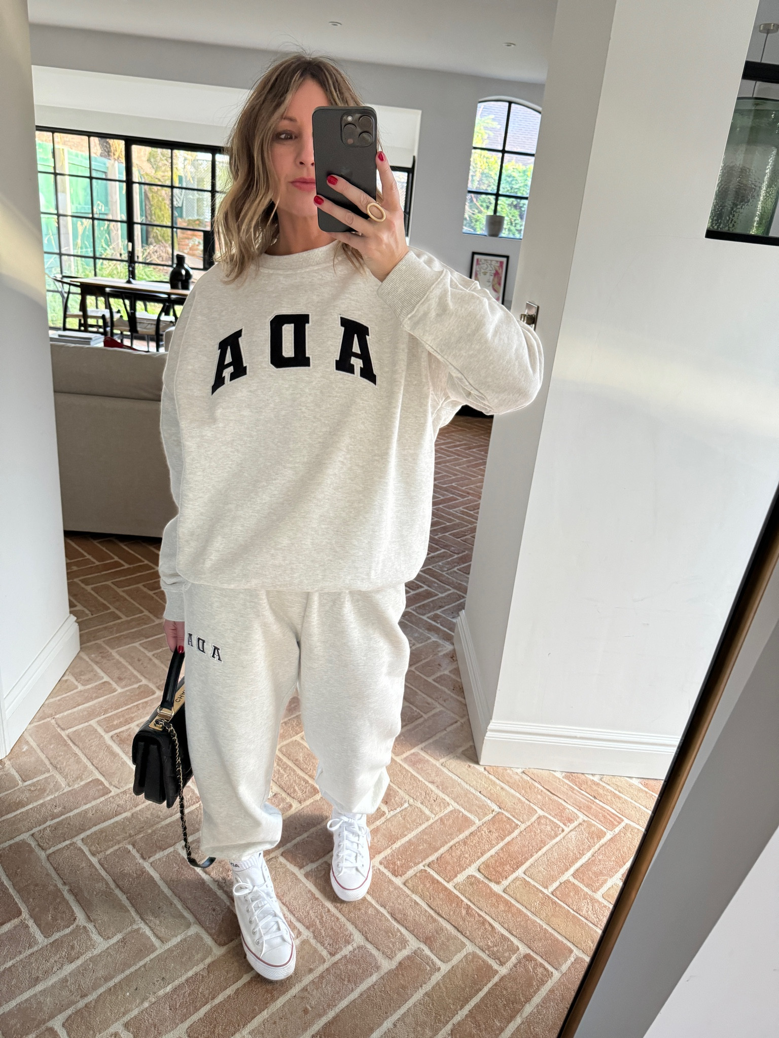 Weekend casual outfit | Adanola Tracksuit | sweatpants | loungewear | weekend outfit | Adanola | grey tracksuit 
Wearing S sweatpants | M sweatshirt 

#LTKstyletip #LTKeurope #LTKfindsunder100