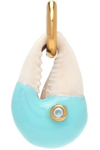 éliou - SSENSE Exclusive Blue Frances Earring | SSENSE