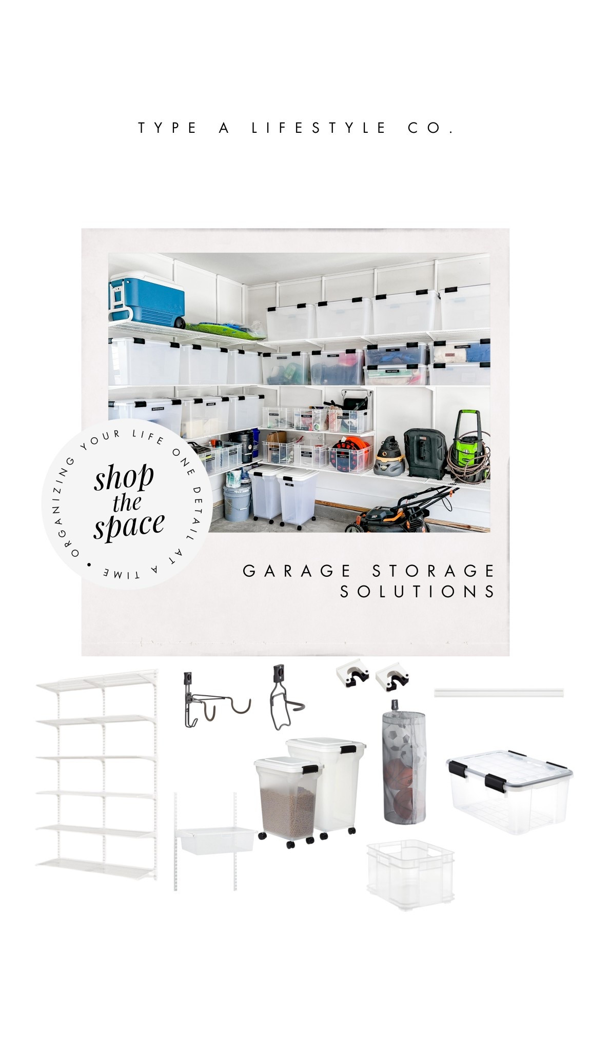 Shop all our organizing solutions for this garage project!

#LTKSeasonal #LTKHome
