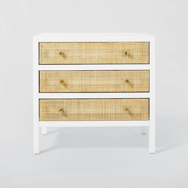 Springville 3 Drawer Nightstand White - Threshold™ designed with Studio McGee | Target
