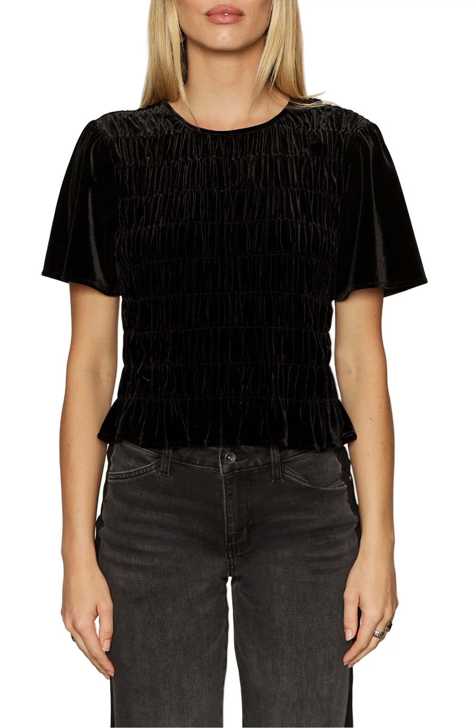 Sanctuary We Belong Together Velvet Top | Nordstrom | Nordstrom
