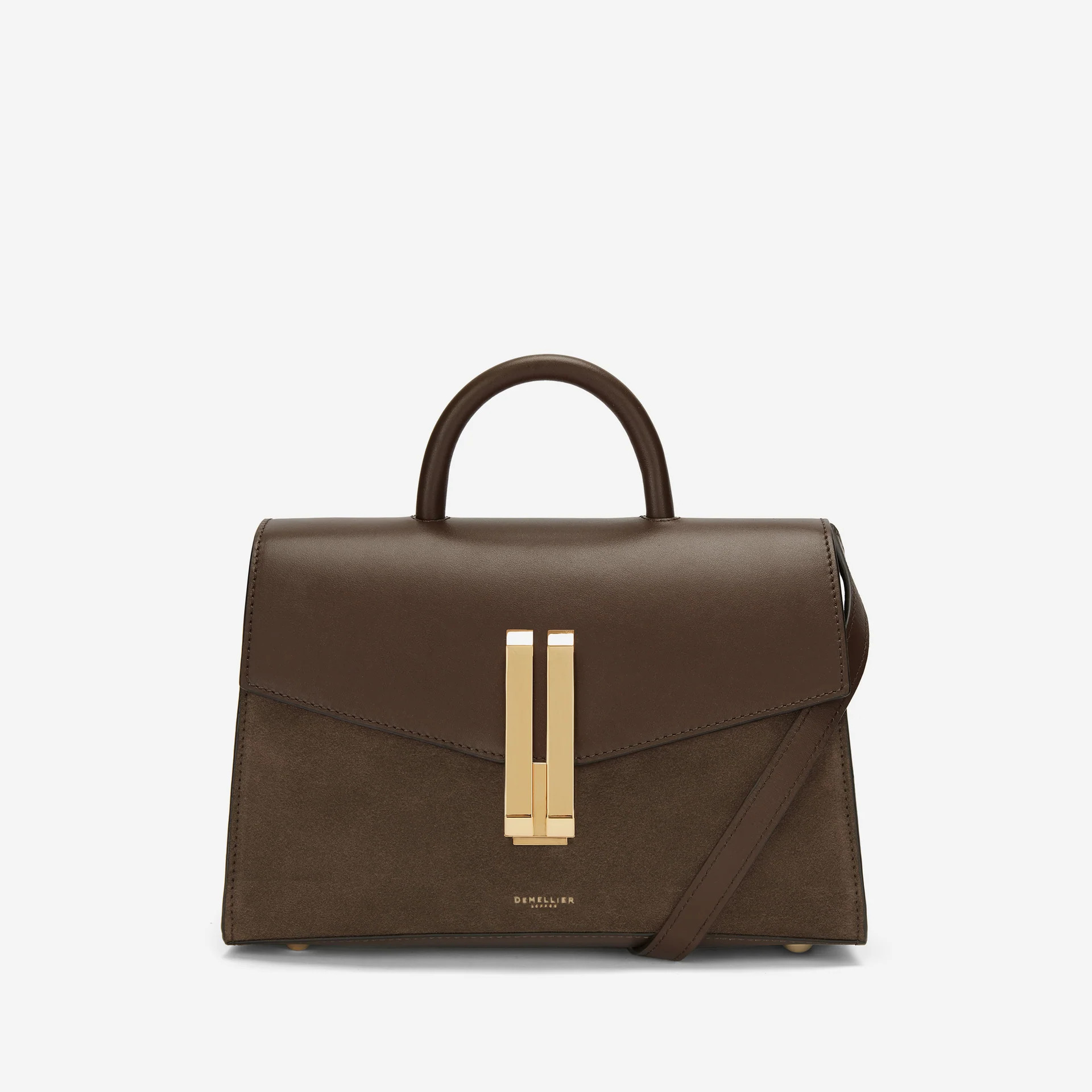 The Midi Montreal | Mocha Suede & Mocha Smooth | DeMellier | DeMellier