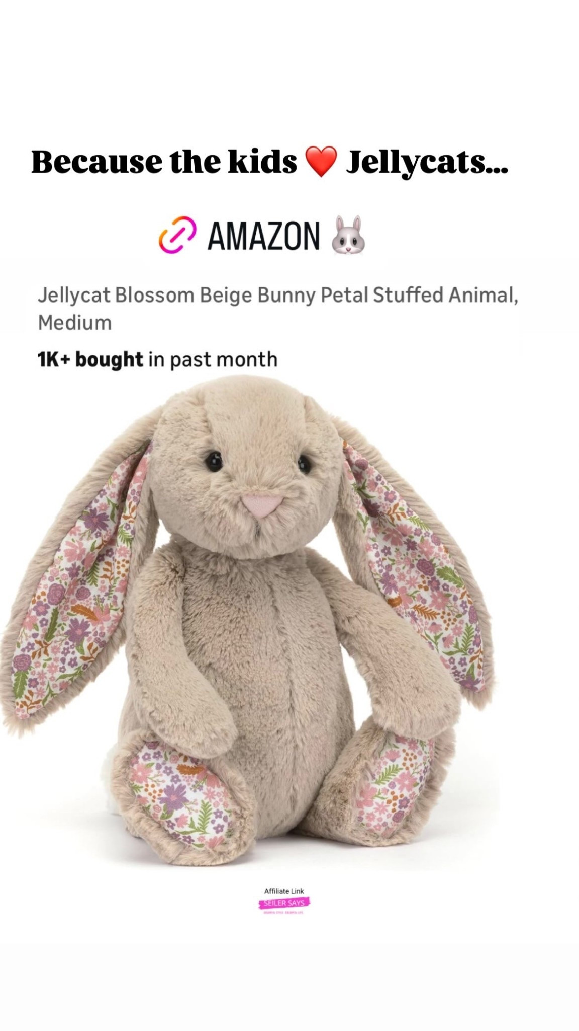 Because the kids ❤️ Jellycats…

#LTKKids #LTKBaby #LTKSeasonal