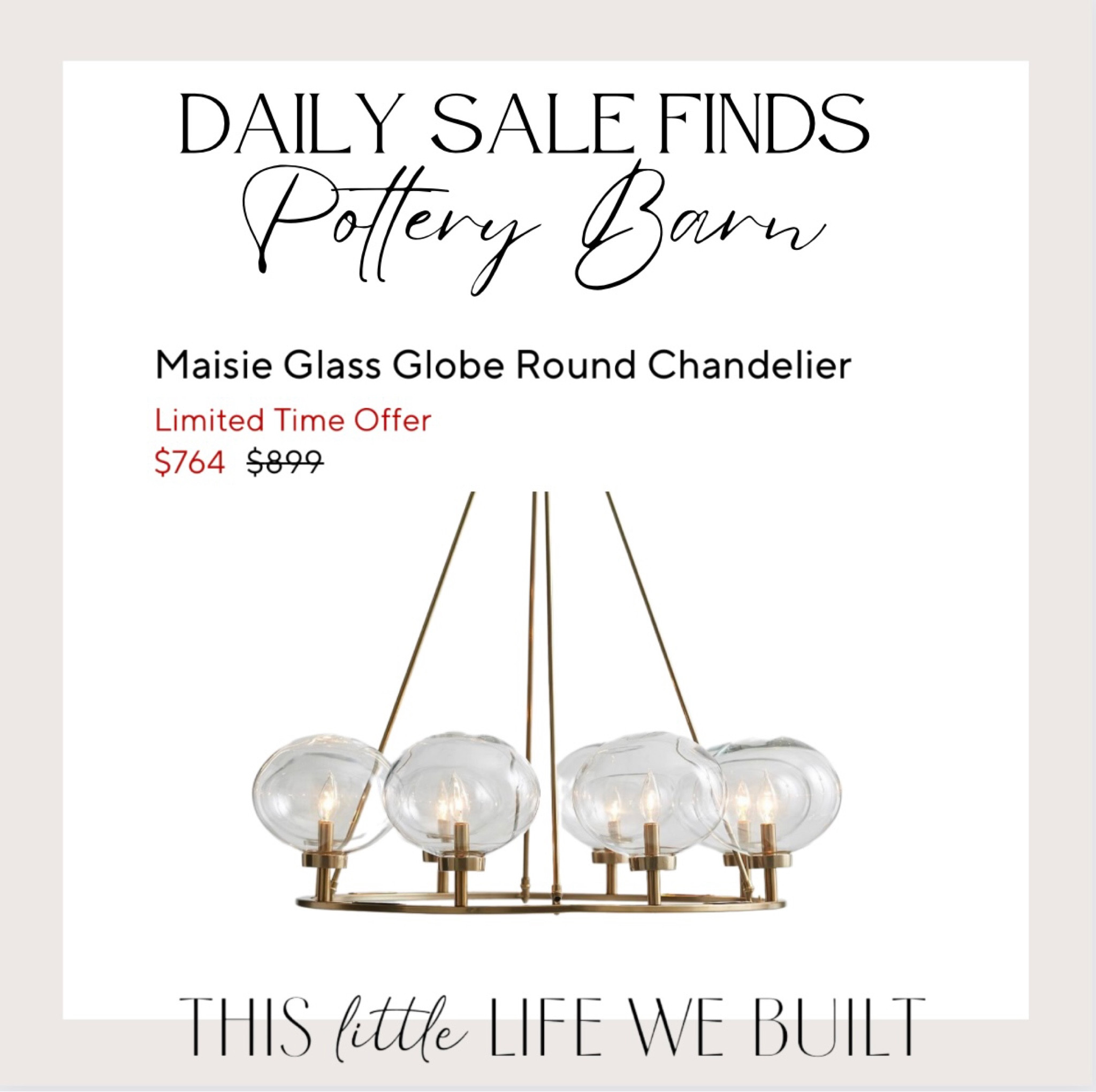 Maisie shop round chandelier