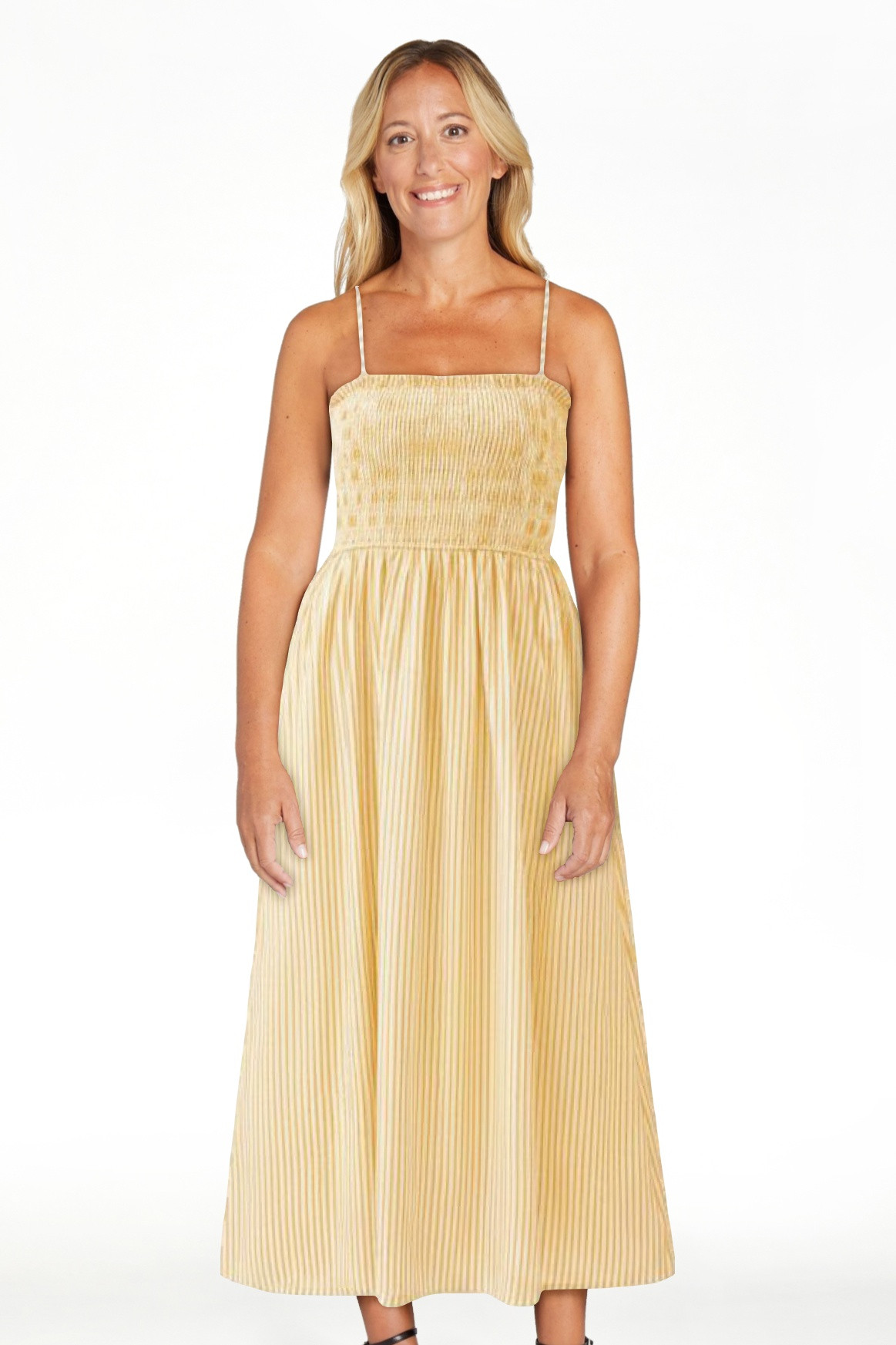 PRETTYGARDEN Women's Maxi Striped Dress, Sizes S-XXL | Walmart (US)