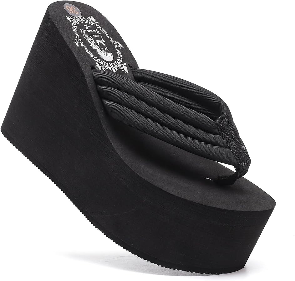 Womens Wedge Sandals Platform Sandals Women Chunky Wedge flip flops Sandals for Women | Amazon (US)