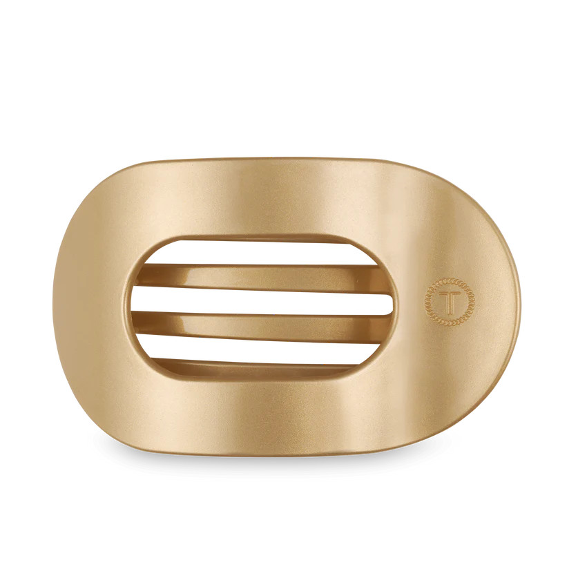 Champagne Toast Large Flat Round Hair Clip | TELETIES