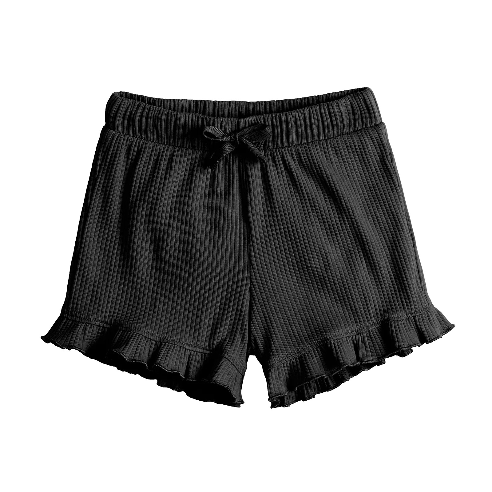 Baby & Toddler Girl Jumping Beans® Ribbed Ruffle Shorts | Kohl's