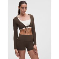 Nulu Mesh-Back Tie-Front Cropped Cardigan | Lululemon (US)