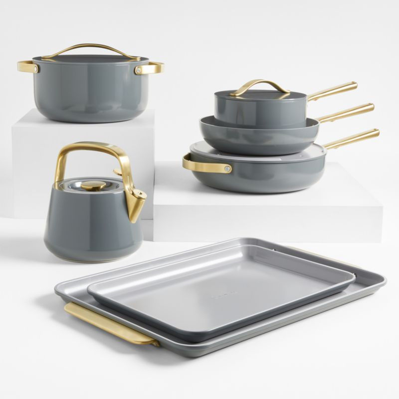 Caraway Home Graphite Complete Kitchen Set | Crate & Barrel | Crate & Barrel