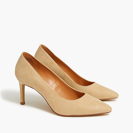Sueded heel pumps | J.Crew Factory