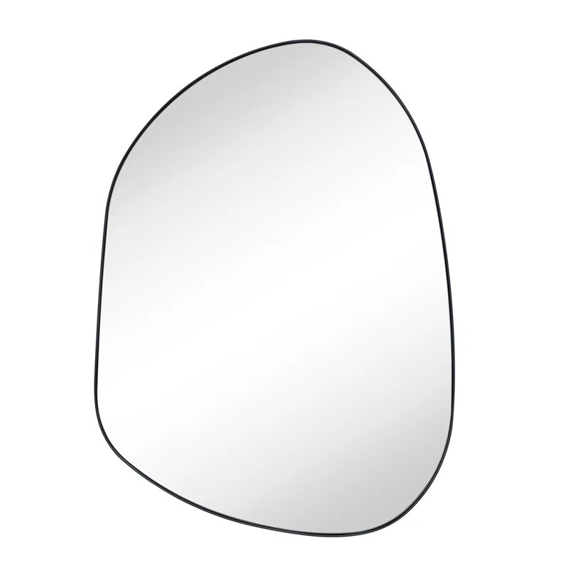 Bertlinde asymmetrical wall mirror irregular shaped mirror for living room, bathroom or entry | Wayfair North America