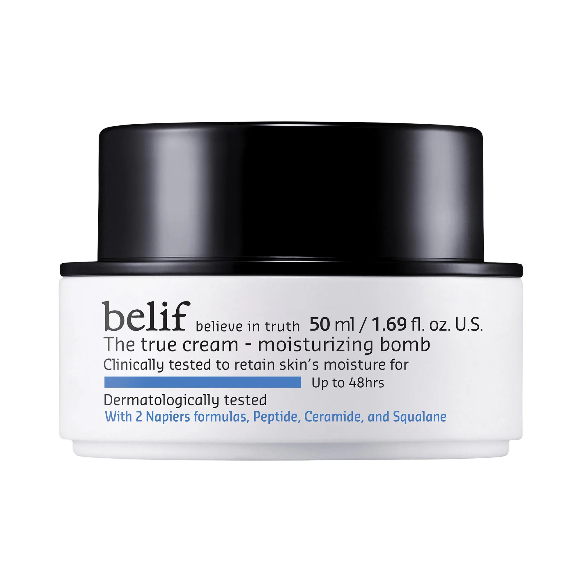 belif The True Cream Moisturizing Bomb with Peptide and Ceramide 1.69 oz | Sephora (US)