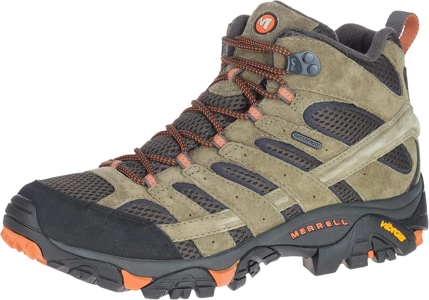 Merrell Men's Moab 2 Mid Waterproof Hiking Boot | Amazon (US)