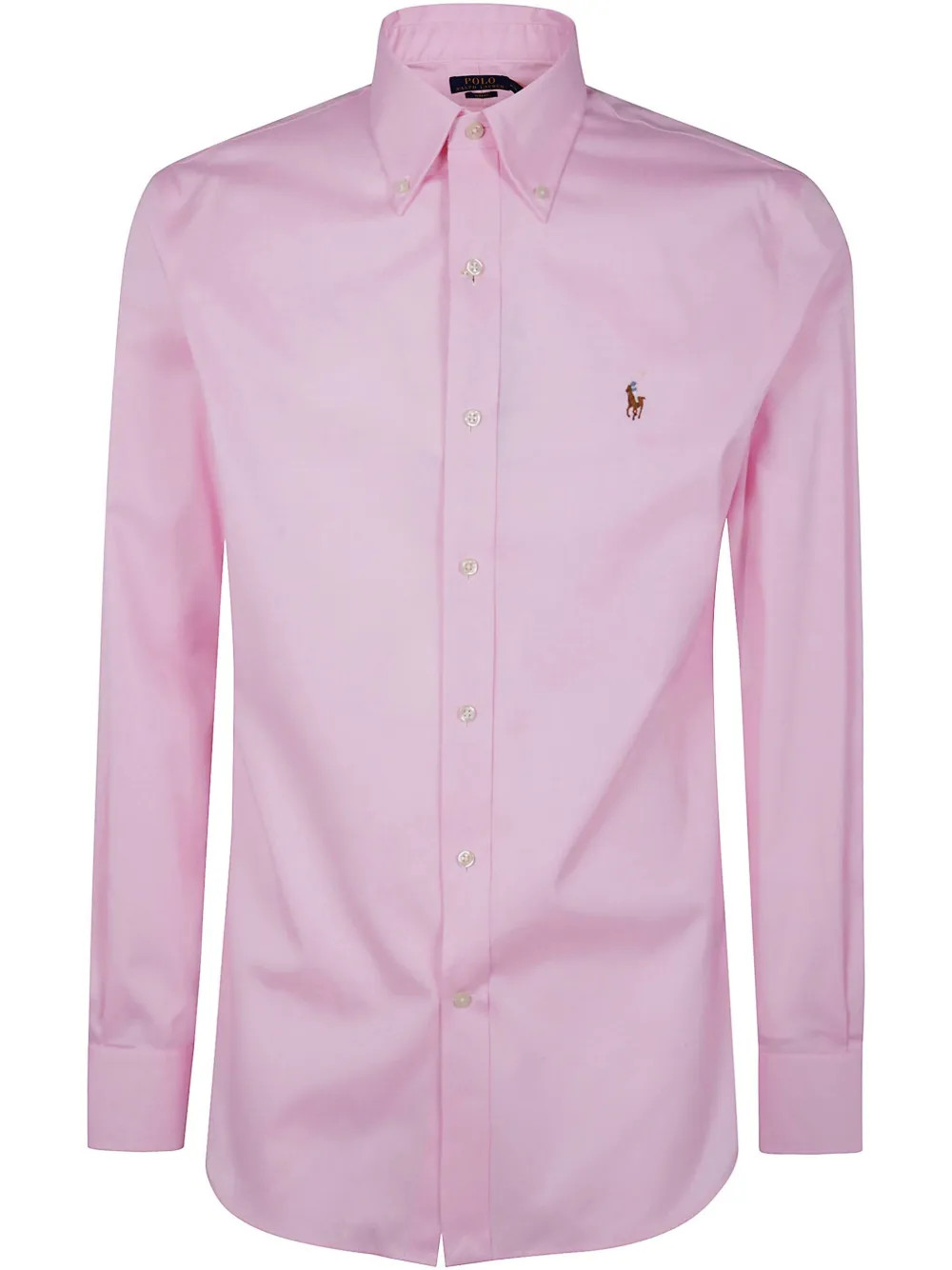 Polo Ralph Lauren Polo Pony-embroidered Shirt | Pink | FARFETCH UK | Farfetch Global