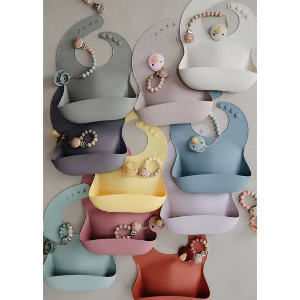 Mushie Silicone Baby Bib | Target