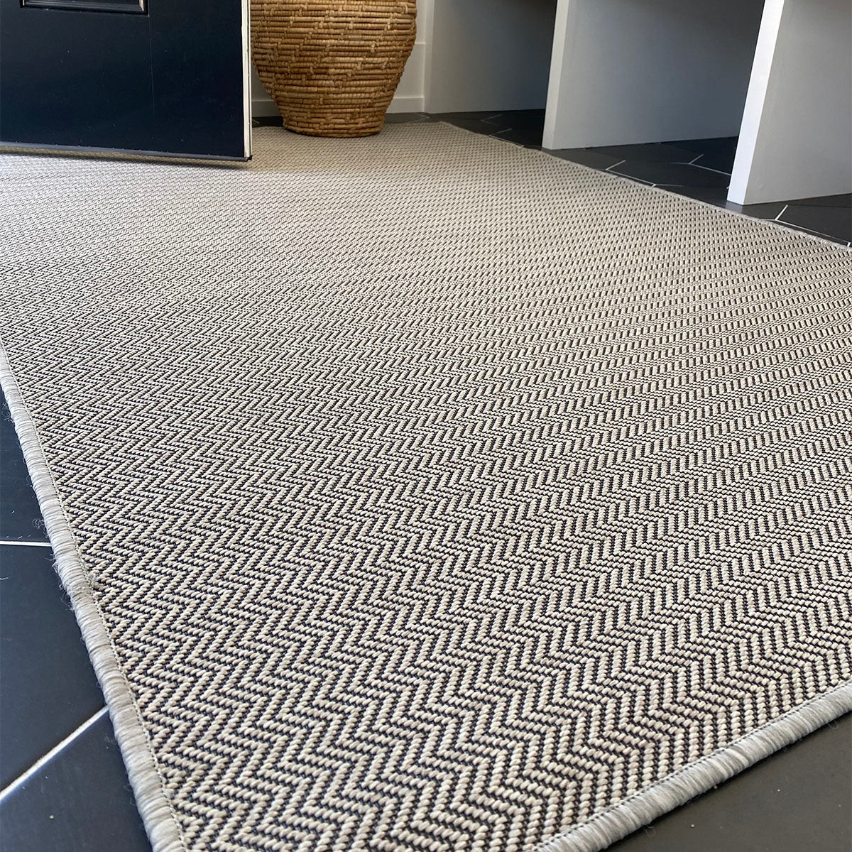 The Innerweave - Chevron (Stone) / Area Mat | Porte + Hall