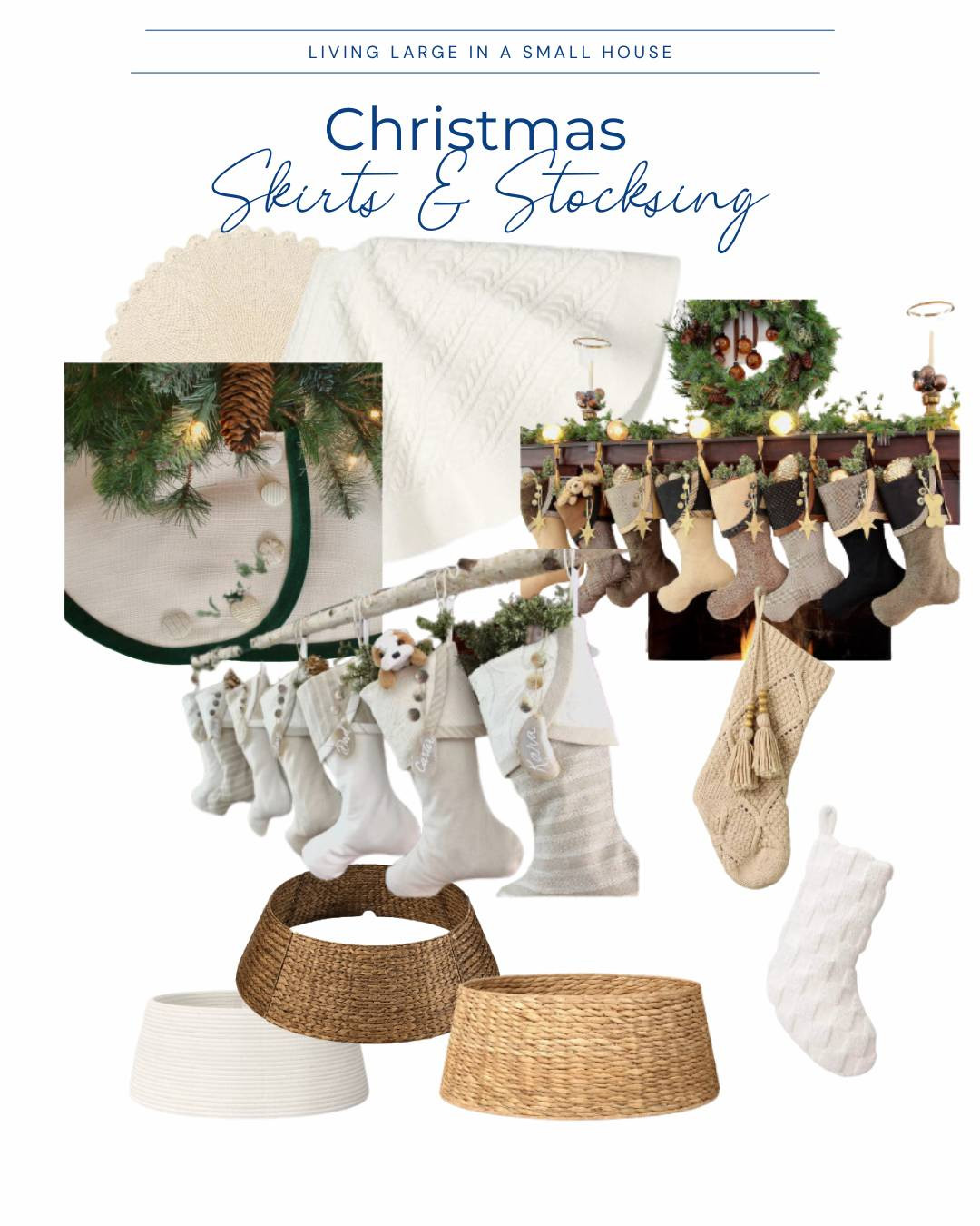 ✨ Elevate your holiday decor with these cozy tree accessories! From  textured tree collars that add comfy home feels, to plush faux fur skirts for cozy charm - plus matching stockings to complete your look. Whether you're dreaming of classic whites, glamorous metallics, or farmhouse neutrals, I've found options for every style and budget. Shop my hand-picked collection of designer-inspired tree skirts, sleek collars, and statement stockings that'll transform your Christmas display! 🎄 

#christmasdecor #treeskirt #treecollars #stockings #holidaystyle 

 #LTKHoliday #LTKSeasonal #LTKHome