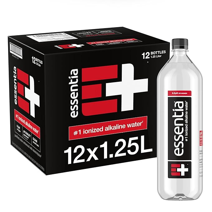Essentia Water LLC , 99.9% Pure, Infused with Electrolytes for a Smooth Taste, pH 9.5 or Higher; ... | Amazon (US)