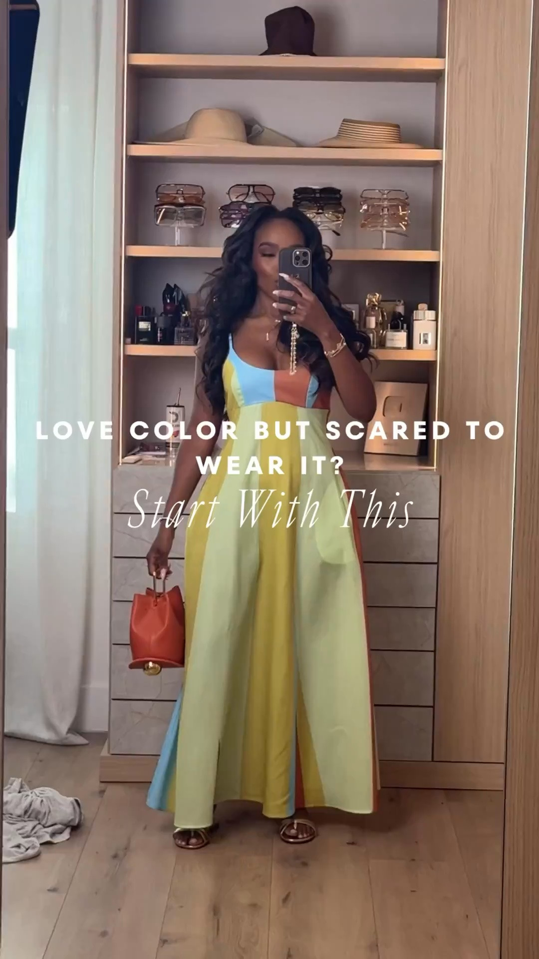 If you want to add more colors to your wardrobe, I recommend a dress like this. With it being multi-colored, it's easy to mix and match accessories, and it looks super fun for summer. What do you think? Is this something you would try?

#LTKgrwm #LTKootd #LTKPetite