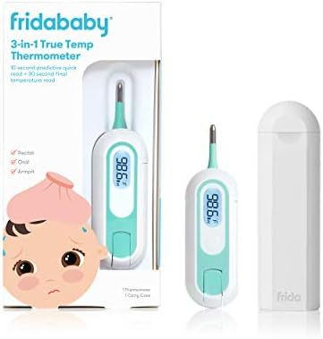 FridaBaby 3-in-1 True Temp Digital Thermometer for Fevers, Babies & Kids (Rectal, Underarm + Oral... | Amazon (US)