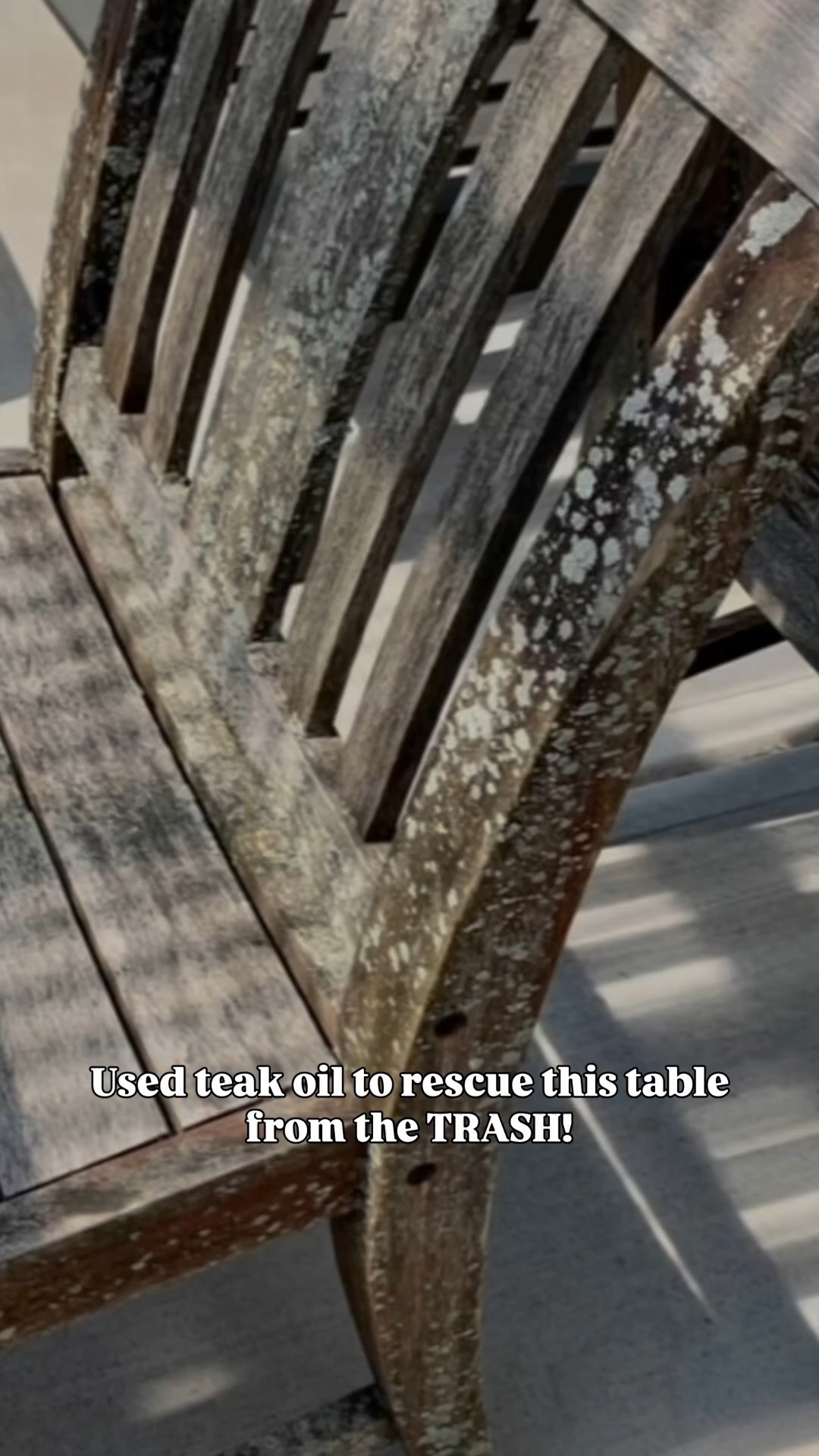 Gave this teak patio table new life with a scrub down cleaning & this oil!

#LTKHome #LTKSeasonal