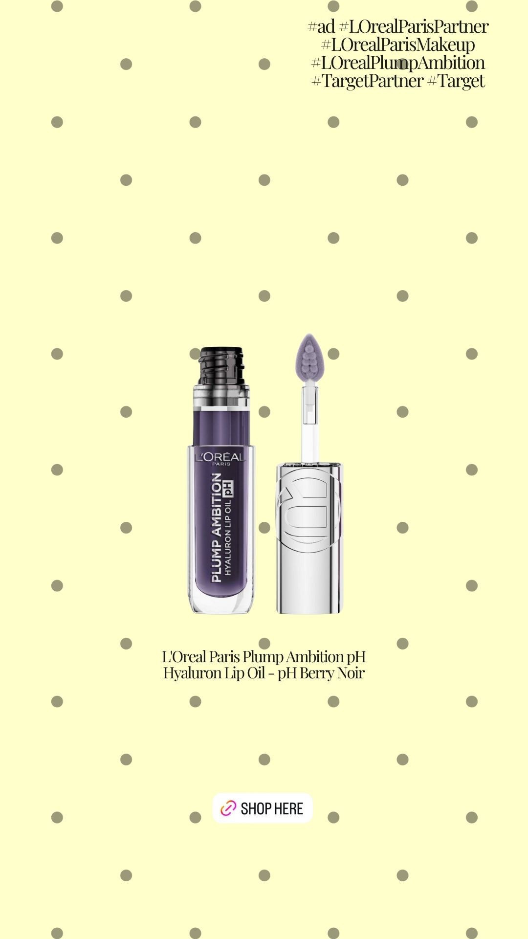 #Ad #LOrealParisPartner
@targetstyle @lorealparis @target@shop.ltk
#LOrealParisMakeup #LOrealPlumpAmbition #TargetPartner #Target

#LTKBeauty