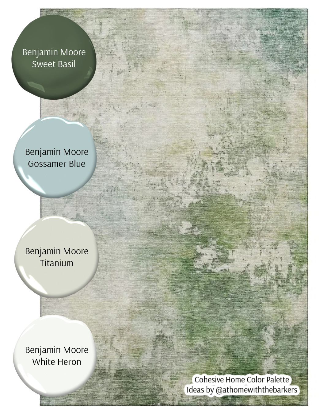 Paint color and rug pairing for your next room makeover 

 #LTKHome #LTKSaleAlert