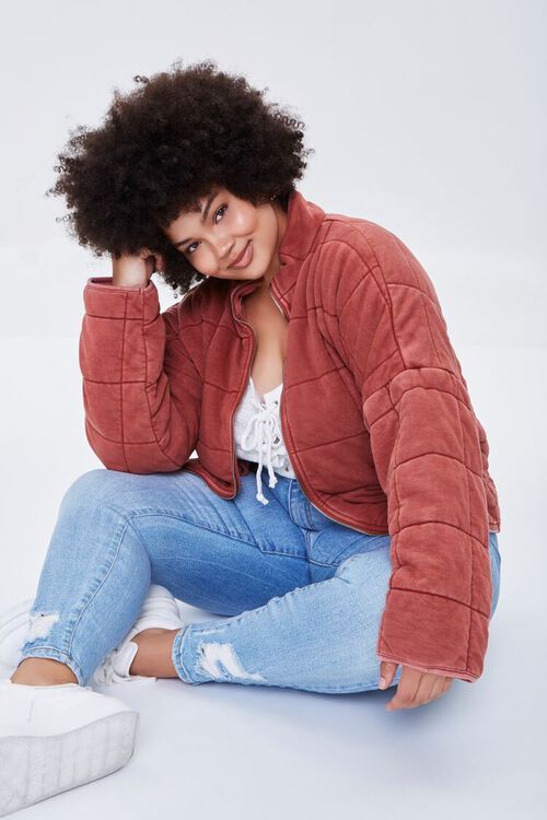 Plus Size Quilted Jacket | Forever 21 (US)