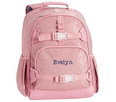 Large Backpack, Mackenzie Pink Glitter | Pottery Barn Kids