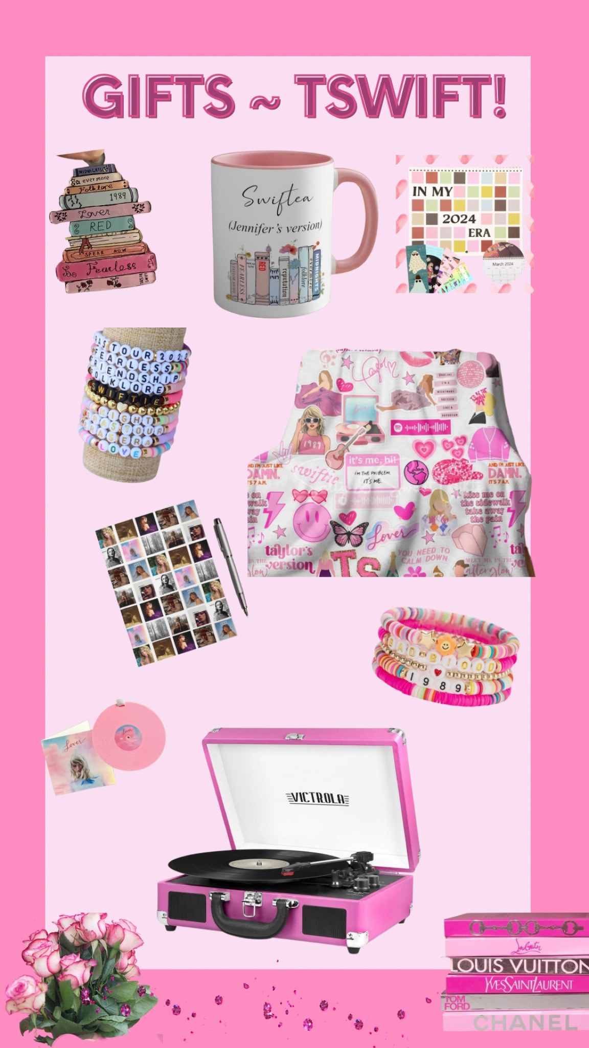 TSwift Christmas gifts
Taylor swift blanket
TSwift journal 
Record player
Amazon finds
Friendship bracelets
Gifts for her
Taylor swift ornaments
Taylor swift personalized ornament
2024 planner


#LTKfindsunder50 #LTKsalealert #LTKGiftGuide