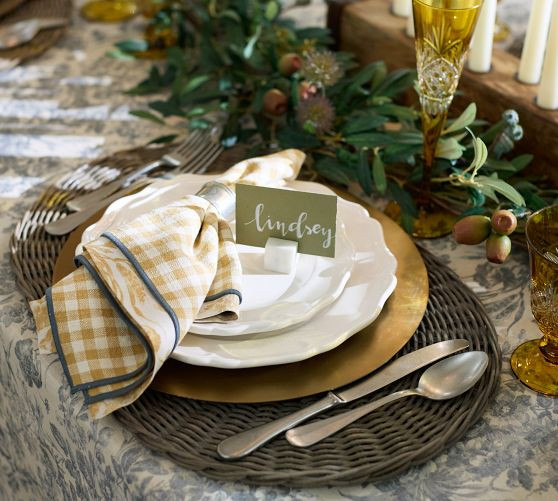 White Marble Cube Place Card Holders, Set of 4 | Pottery Barn (US)