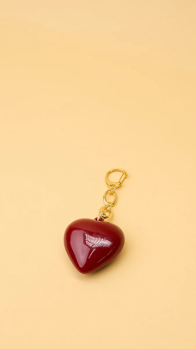 Red Heart Bag Charm | Ascot + Hart
