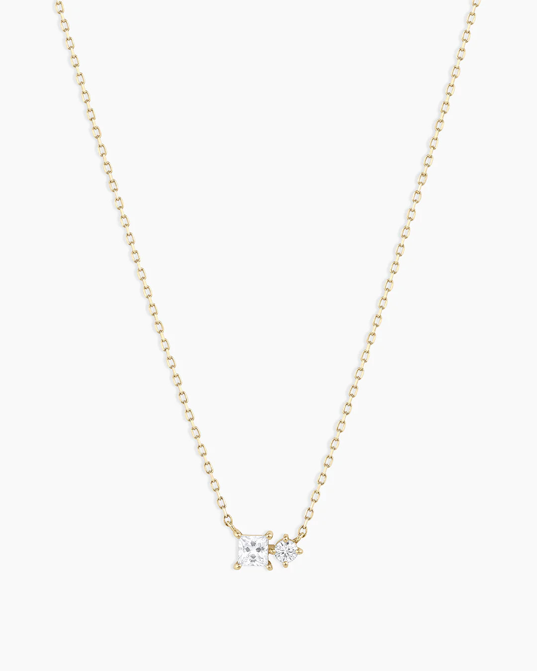 Diamond and White Sapphire Necklace | gorjana